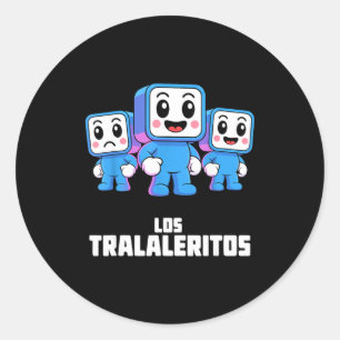 Los Tralaleritos - Funny Italian Brainrot Cringe K Classic Round Sticker