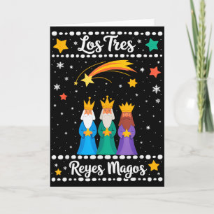 Los Tres Reyes Magos Navidad Latina Tres Reyes  Card