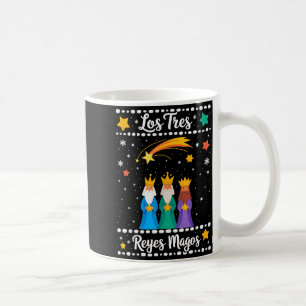 Los Tres Reyes Magos Navidad Latina Tres Reyes Coffee Mug