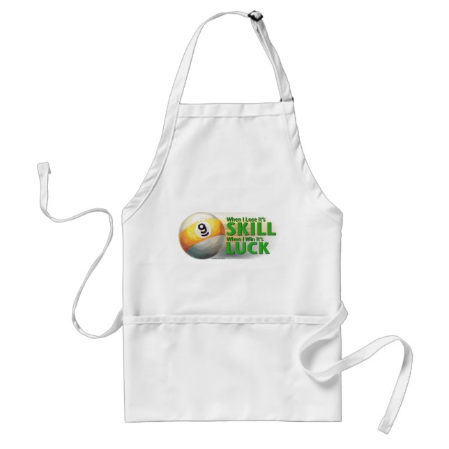 Lose Skill Win Luck 9 Ball Standard Apron (Front)