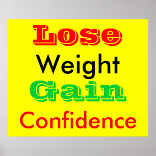 Lose weight poster