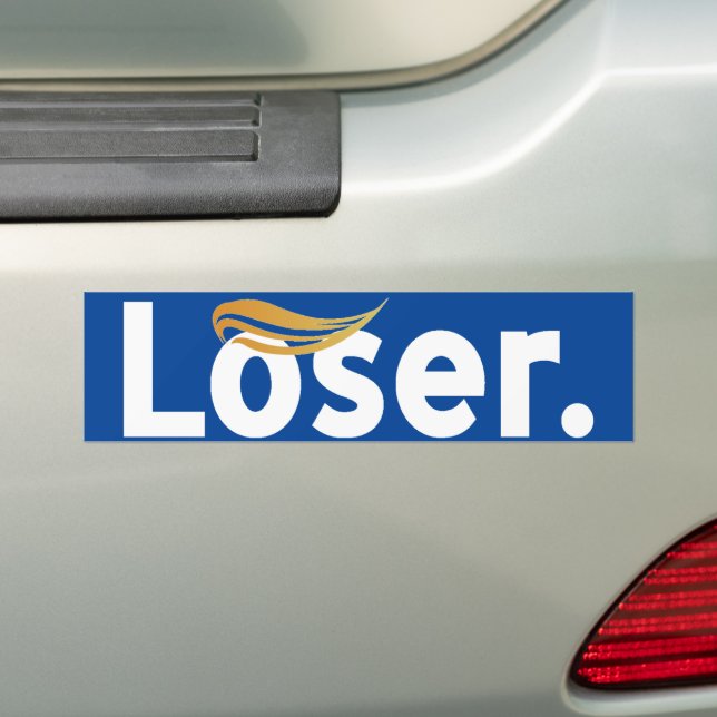 Loser Anti-Trump, Biden Harris 2024  Bumper Sticker (On Car)