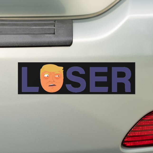 Loser anti-Trump,  pro-Biden Harris 2024 Election Bumper Sticker (On Car)