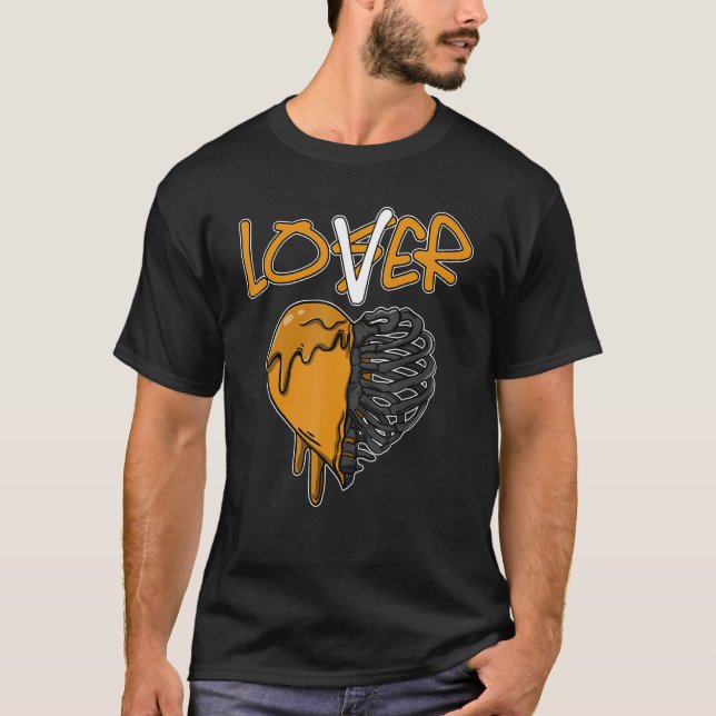 Loser  Dripping Heart OG Pollen 1s Matching T-Shirt (Front)