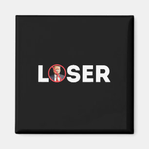 Loser Funny Anti-trump 2024 Loser Not Again Kamala Magnet
