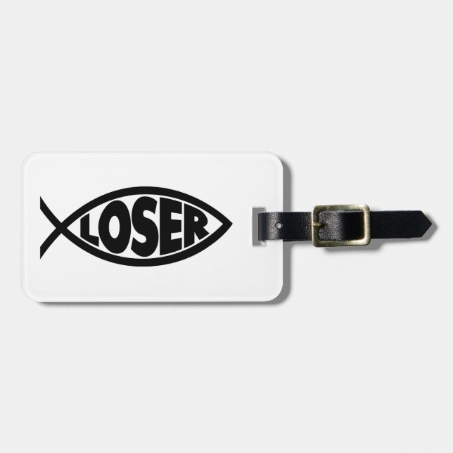 Loser Jesus Luggage Tag (Front Horizontal)