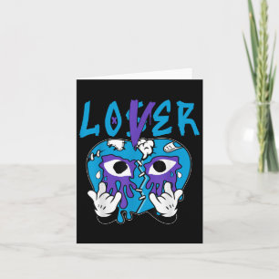 Loser Lover Drip Heart Tee Colour Aqua Matching Ou Card