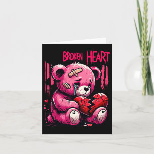 Loser Lover Drip Hurt Broken Heart Pain Bear Valen Card