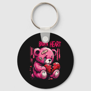 Loser Lover Drip Hurt Broken Heart Pain Bear Valen Key Ring