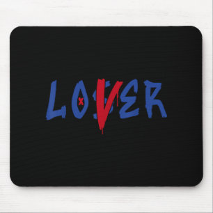 Loser Lover Drip Tee Blue Colour Rare Air Matching Mouse Pad
