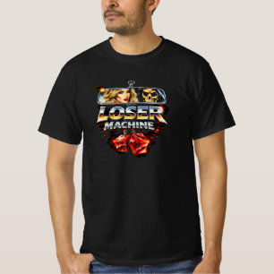 Loser Machine – Retro Outlaw Dice Graphic T-Shirt