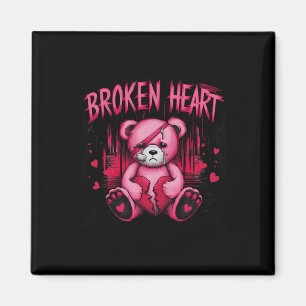 Loser-pain Bear Drip Hurt Broken Heart Pink Valent Magnet