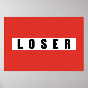 LOSER prohibitory sign