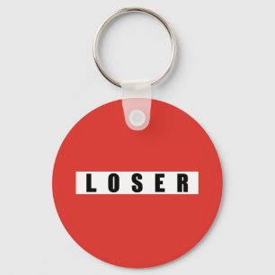 LOSER prohibitory sign Key Ring