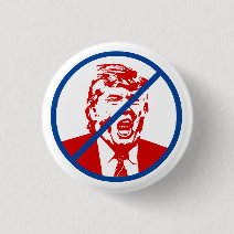 Loser Trump Button: "NO TRUMP" 3 Cm Round Badge