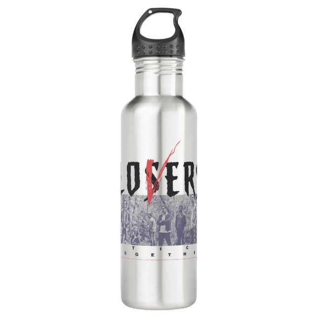 Losers Stick Together 710 Ml Water Bottle (Front)