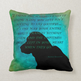 Losing A Dog Cushion