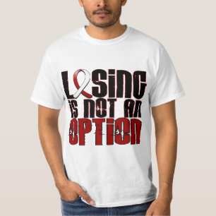 Losing Is Not An Option Head Neck Cancer T-Shirt
