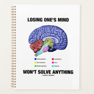 Losing One's Mind Won't Solve Anything Brain Humou Planner