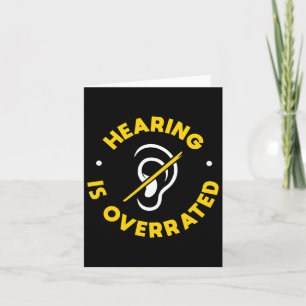 Loss Awareness Asl And Deaf Awareness Card