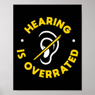 Loss Awareness Asl And Deaf Awareness  Poster
