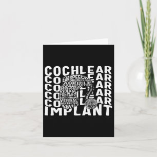 Loss Awareness Deaf Cochlear Implant Asl Hearing D Card