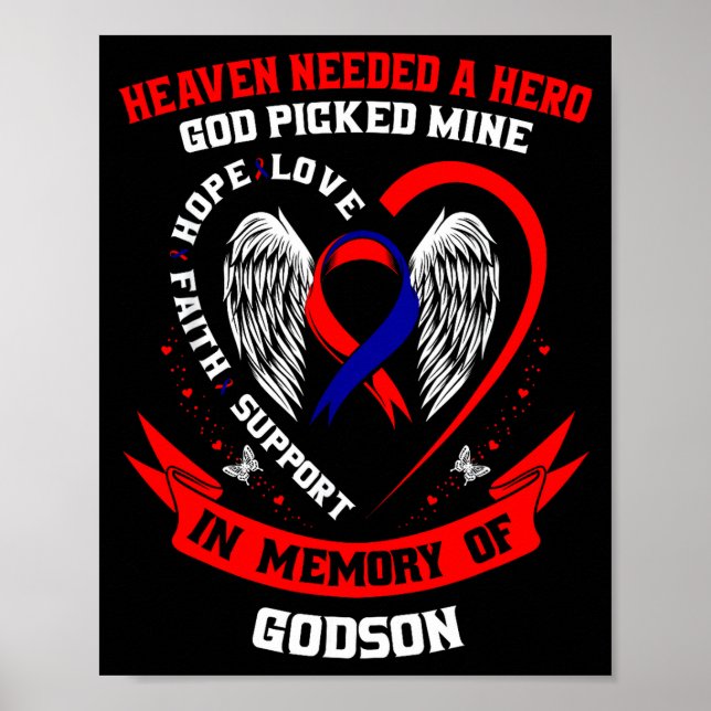 Loss In Memory Of Godson Chd Awareness Month Graph Poster (Front)