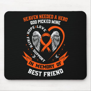 Loss In Memory Of My Best Friend Leukaemia Awarene Mouse Pad