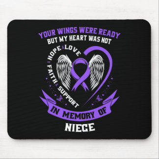 Loss Niece Overdose Awareness Day Items Addiction  Mouse Pad