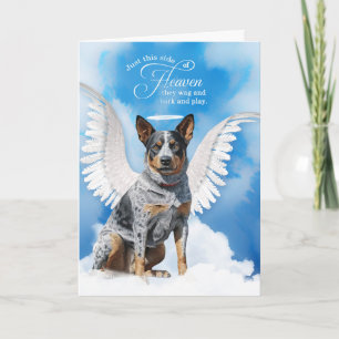 Loss of a Australian Cattle Dog Pet Sympathy Card
