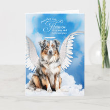 Loss of a Dog Australian Shepherd Pet Sympathy