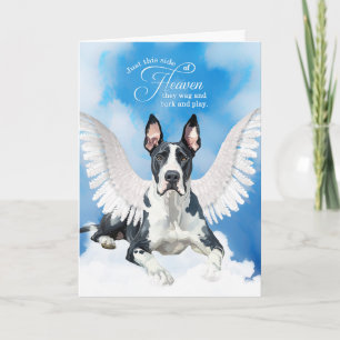 Loss of a Dog Mantle Great Dane Pet Sympathy Card