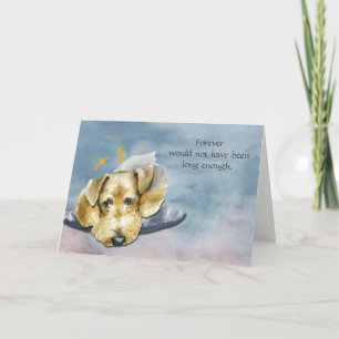 Loss of Airedale Terrier Condolence Sympathy Card