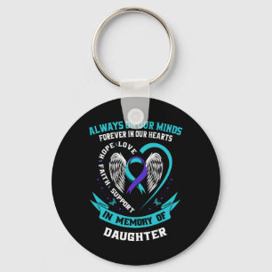 Loss Of Daughter Suicide Awareness Prevention Wing Key Ring