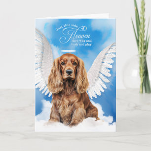 Loss of Dog Cocker Spaniel Pet Sympathy Card