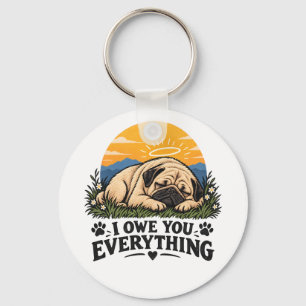 Loss of Dog Memorial Key Ring