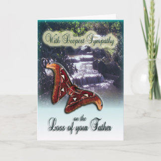 Loss of Father - With Deepest Sympathy Card