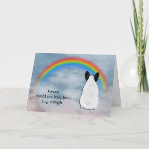 Loss of French Bulldog Sympathy Card