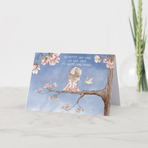 Loss of Girl Cat Sympathy Watercolor Illustrations