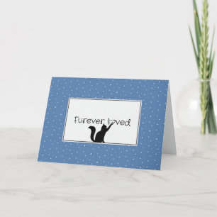 Loss of Kitty Sympathy  Card