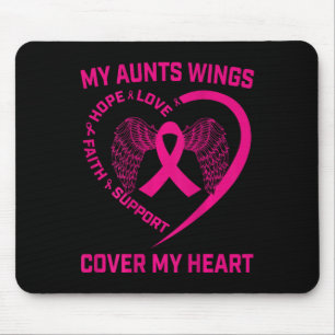 Loss Of Loved One Aunt Breast Cancer Awareness Ck Mouse Pad