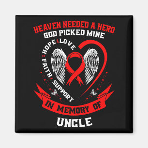 Loss Of Loved One Uncle Heart Disease Awareness Pr Magnet