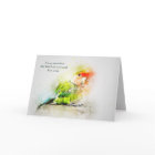 Loss of Pet Bird Custom Sympathy