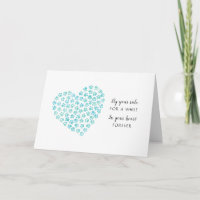 Loss of Pet Dog Cat Heart Paws Sympathy Greeting