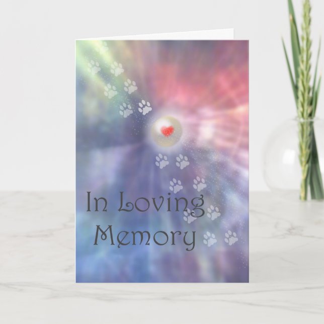 Loss of Pet/Dog Sympathy Card (Front)