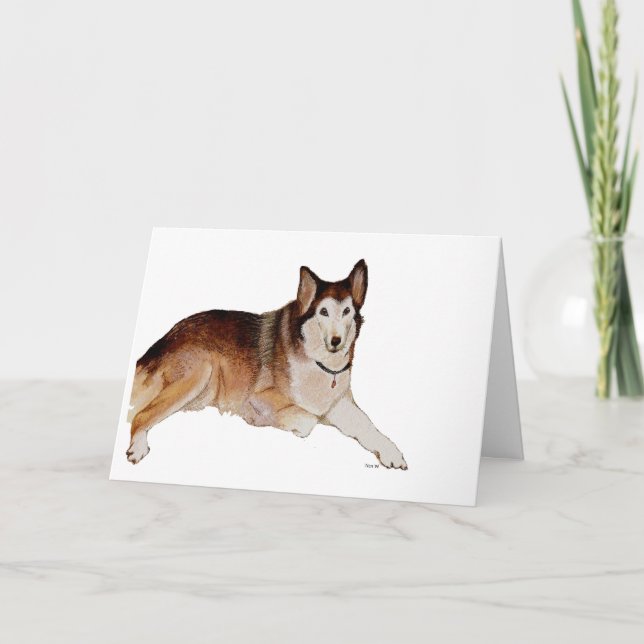 Loss of Pet Dog Sympathy Card (Front)
