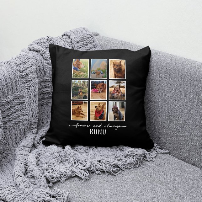 Loss of Pet Personalised Memorial Photo Collage Cushion (Creator Uploaded)