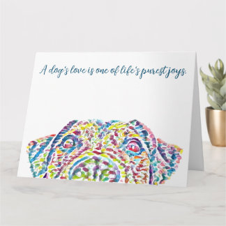 Loss of Pet Sympathy Card