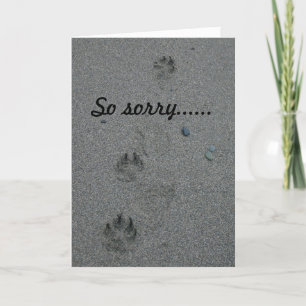 Loss of Pet Sympathy Card