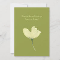 Loss of Pet Sympathy Condolences Floral Flat